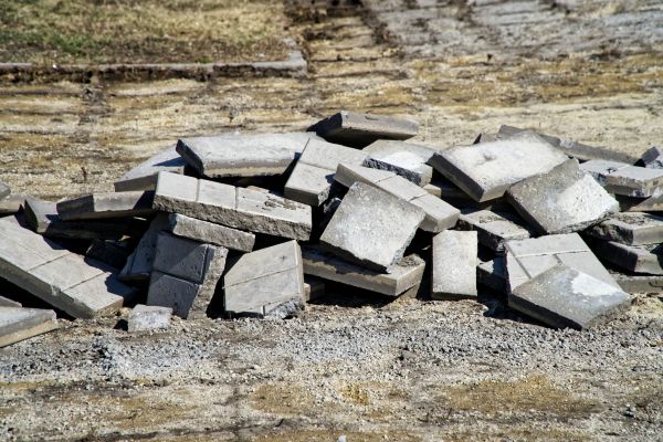 Patio Slab Demolition in New Albany